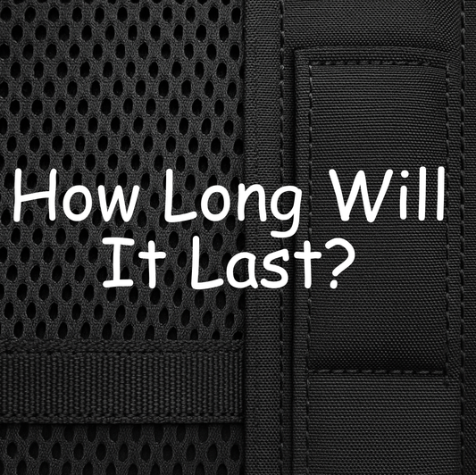 Close-up of breathable mesh fabric beside heavy double-layer nylon with padding, showing durability contrast in weight vests.