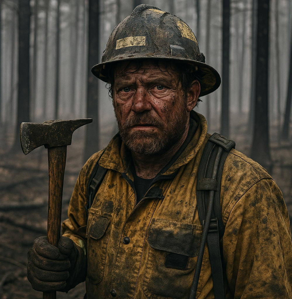 Model firefighter for weightvest.com